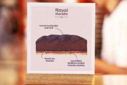 pancarte PLV Royal chocolat