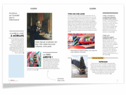 Prototype de pages actus ou zapping pour la refonte du Juramag