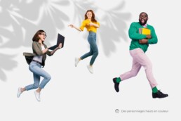 Personnages choisis sur mesure pour leur côté dynamique et pour ce qu'ils expriment